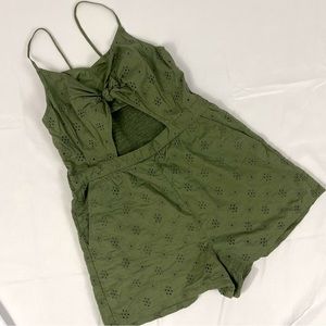 Olive Green Aerie Romper